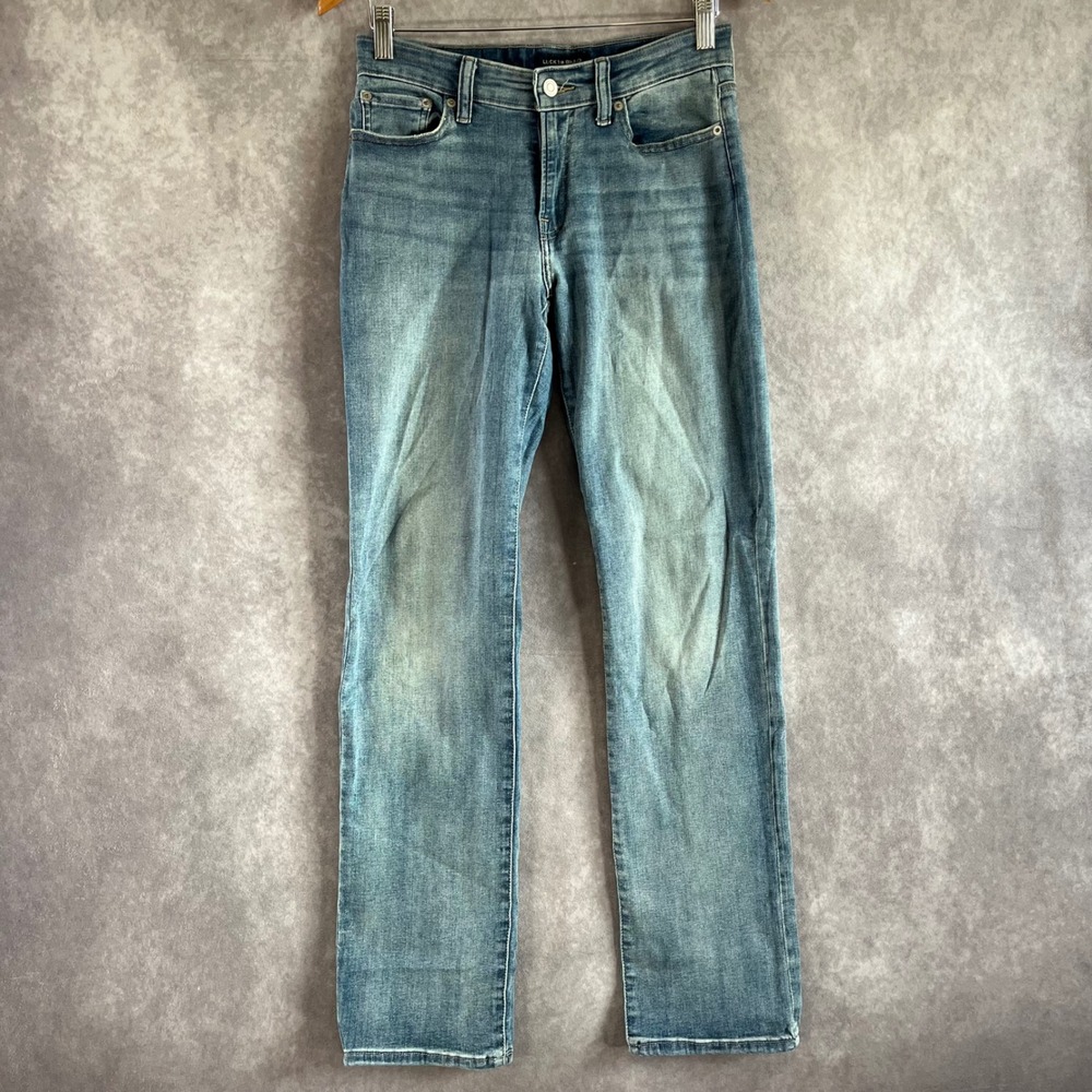 Lucky Brand Sweet Straight Jeans Women 6/28 Blue Medium Wash Mid-Rise Denim